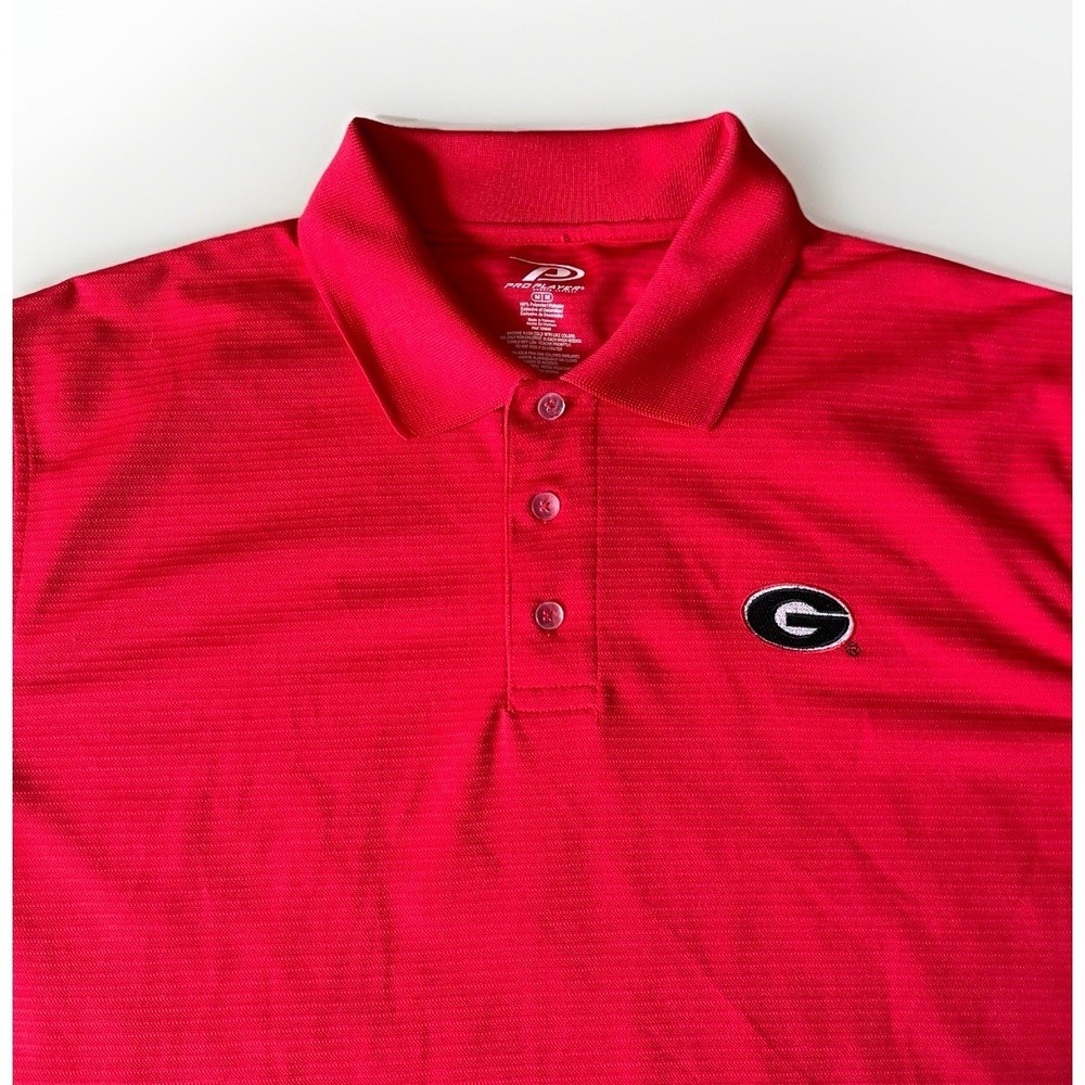 Georgia Bulldogs UGA Polo Shirt Mens M‎ Medium SEC Dawgs NWT